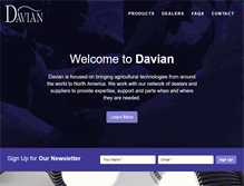 Tablet Screenshot of davian.us